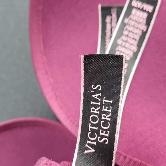 Victoria's Secret Bombshell Push-Up Padded Bra burgundy red 32A - Picture 9 of 13